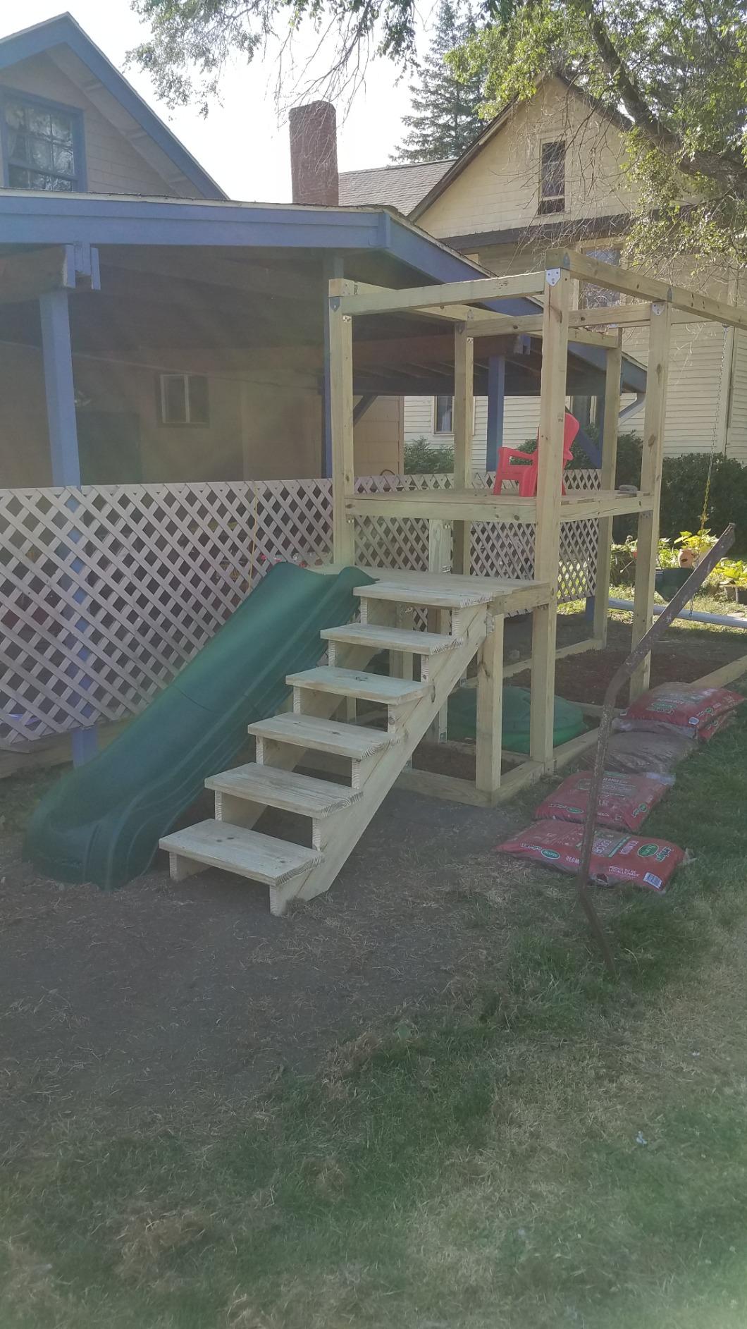 Swing N Slide Summit Slide - Green ,84