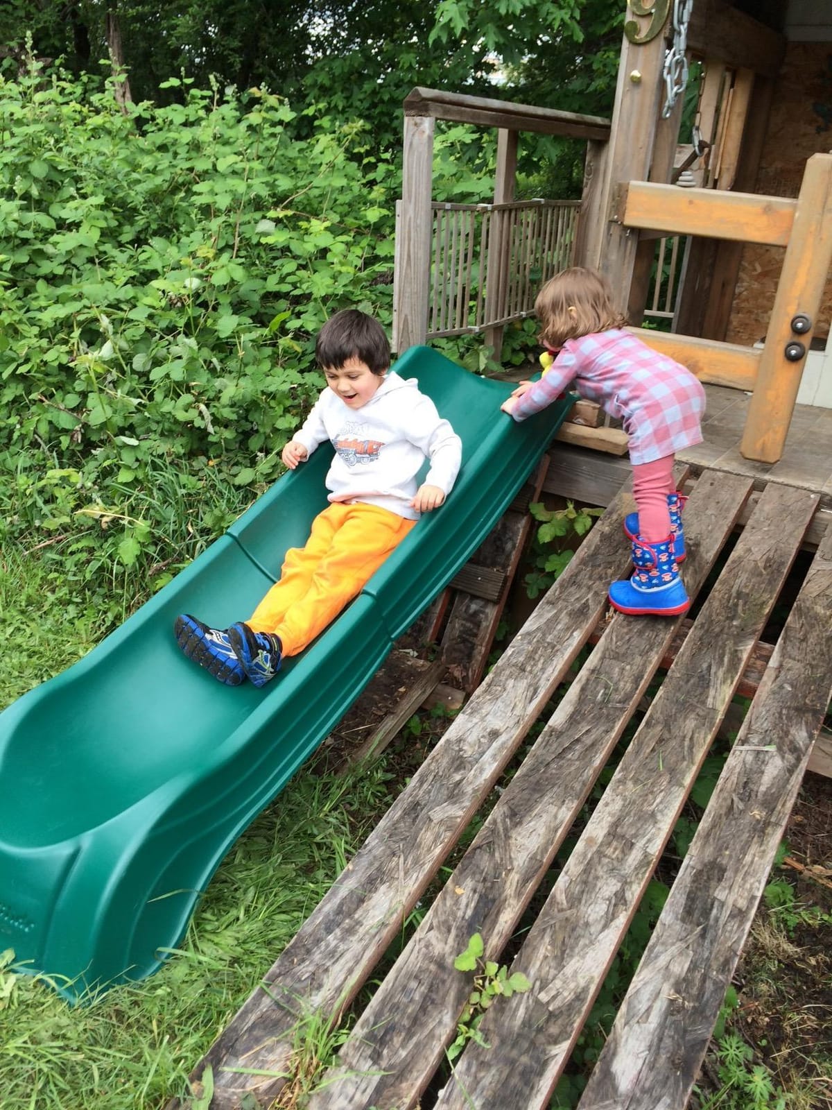 Swing N Slide Summit Slide - Green ,84