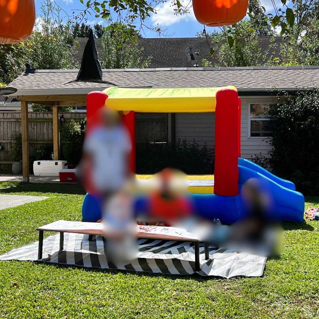 Little Tikes Jump 'n Slide Inflatable Bouncer Includes Heavy Duty Blower With GFCI, Stakes, Repair Patches, And Storage Bag, for Kids Ages 3-8 Years customer photo 2