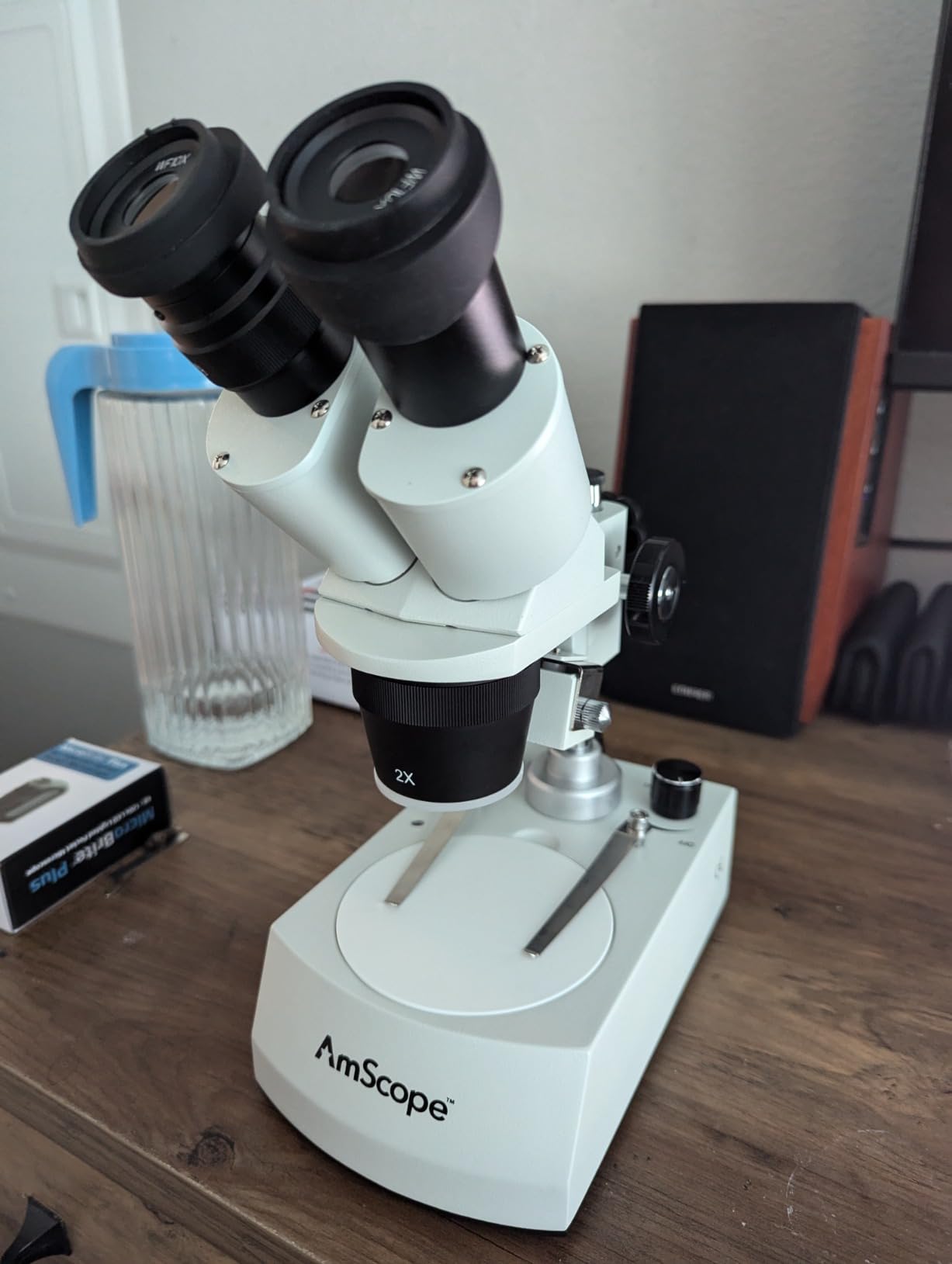 AmScope SE306R-P-LED Cordless LED Stereo Microscope, 20x-40x customer photo 1