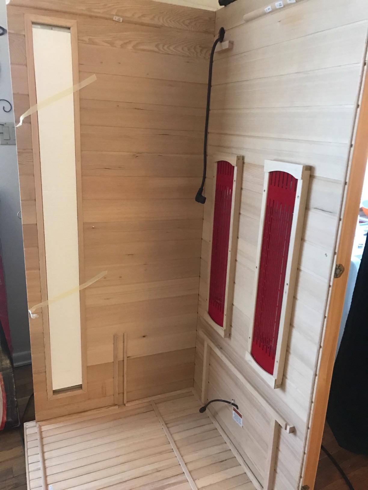 HeatWave Buena Vista 1-2 Person Hemlock Infrared Sauna for Home Use customer photo 1