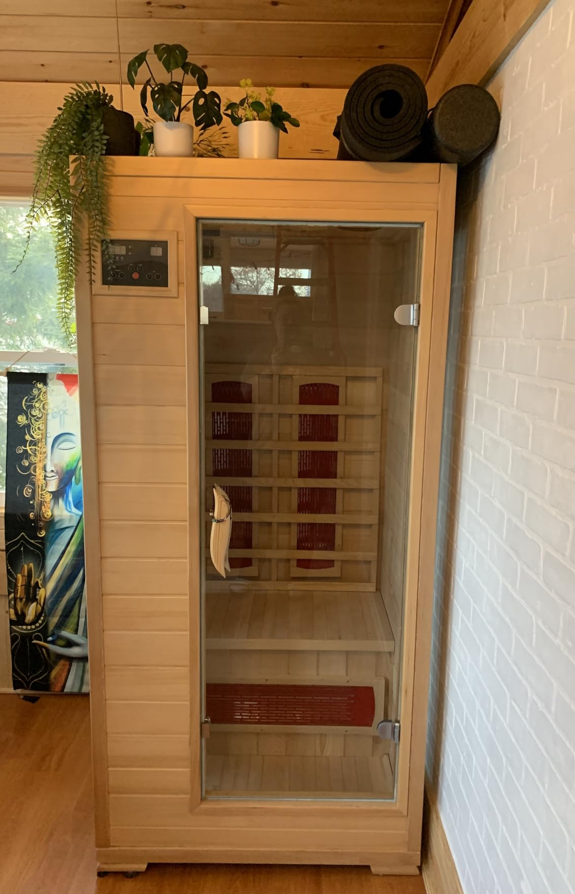 HeatWave Buena Vista 1-2 Person Hemlock Infrared Sauna for Home Use customer photo 2