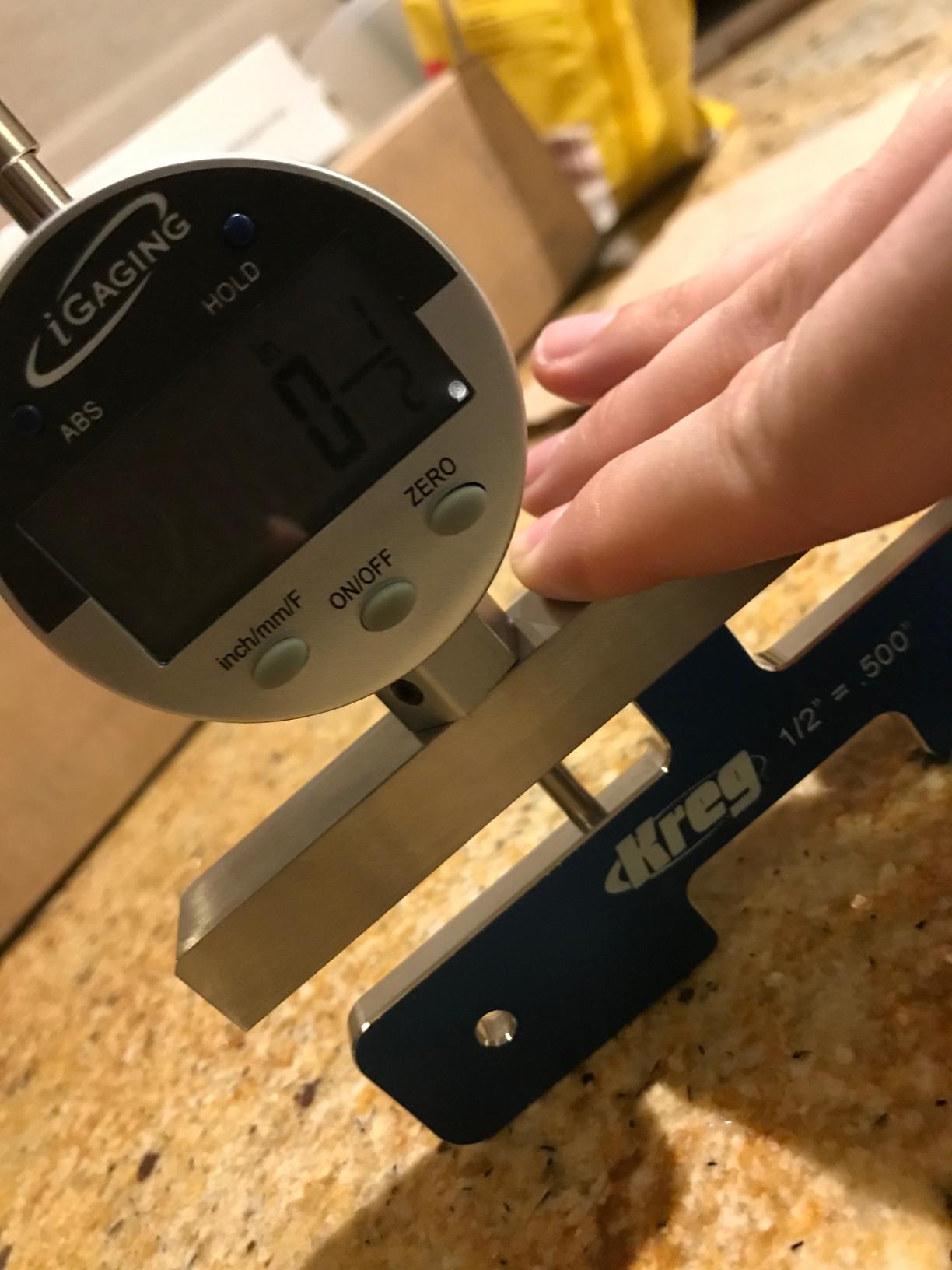 iGaging Digital Electronic Depth Gauge 0-22