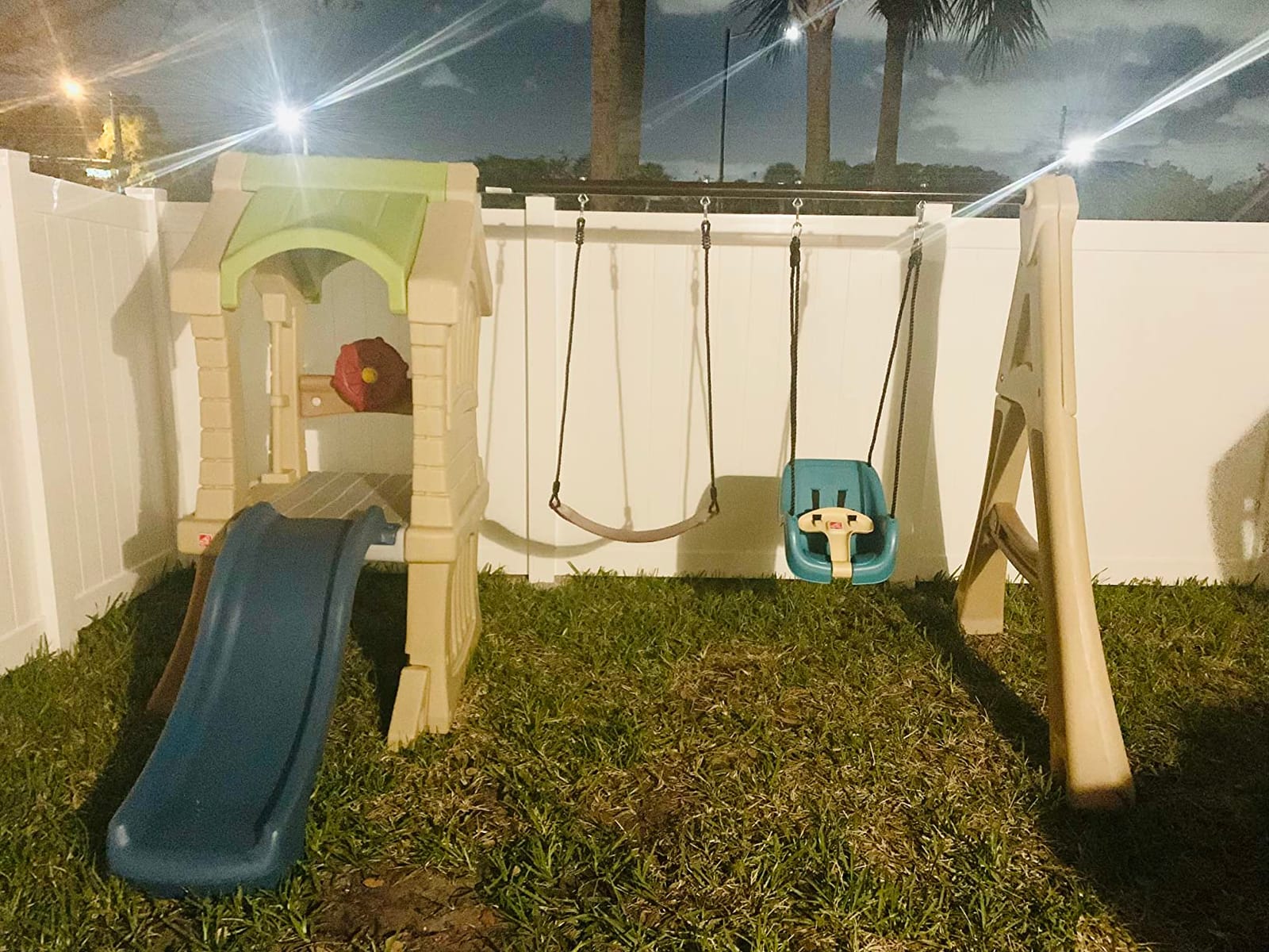 Step2 Play Up Gym Set for Kids, Outdoor Swing Set, Backyard Slide, Swings, Playhouse, & Crawl Space, Two Tier, Easy Set Up, Toddlers Ages 3-6 Years Old customer photo 2