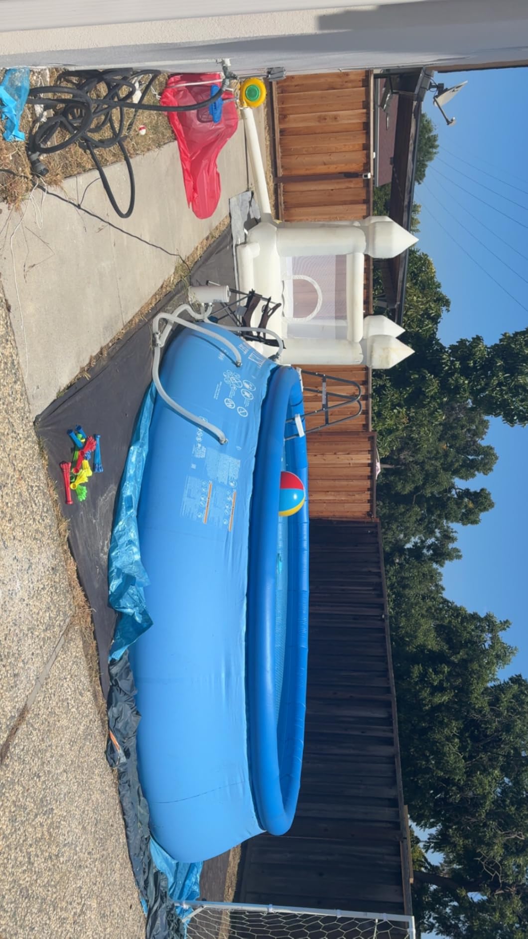 INTEX Easy Set 10 ft x 30in Above Ground Pool Set, Round Inflatable Swimming Pool with 330 GPH Cartridge Filter Pump and Type H Cartridge customer photo 1