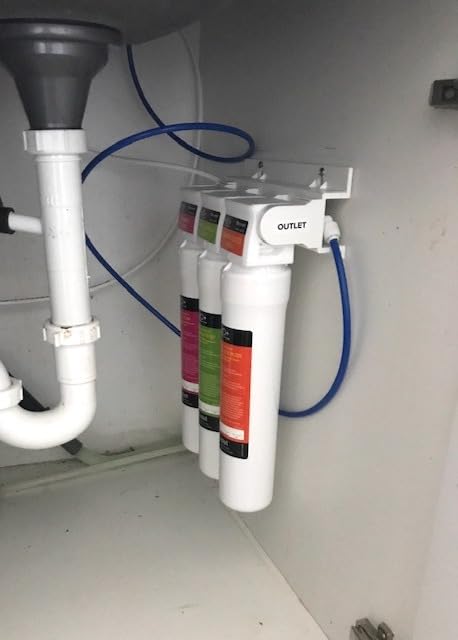 Brondell Coral UC300 Under Sink Water Filtration System – Reduces PFAS, Lead, & Chlorine in Drinking Water, Water Purifier with Designer Chrome Faucet – Quick Change Filter, WQA Gold Seal-Certified customer photo 2