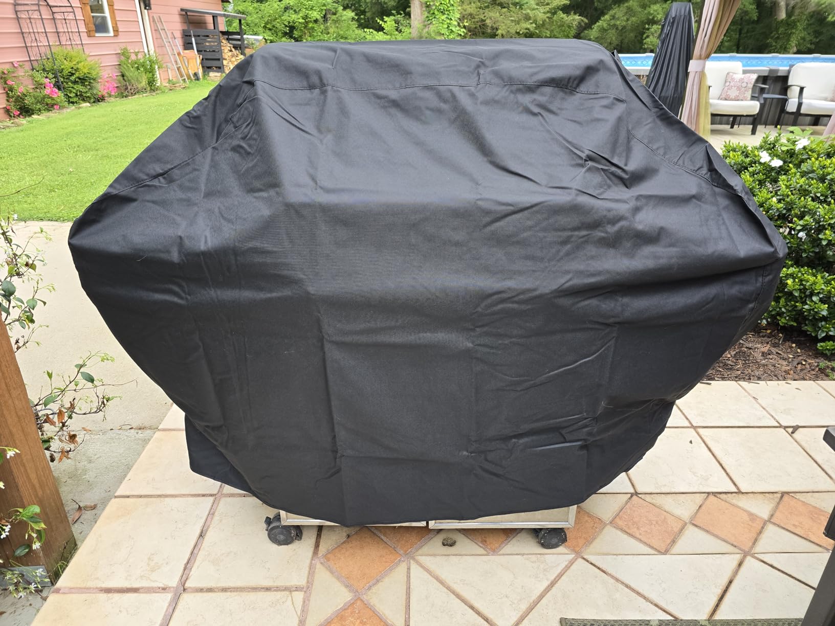 Unicook 55 Inch Grill Cover for Outdoor Grill, Heavy Duty Waterproof customer photo 2