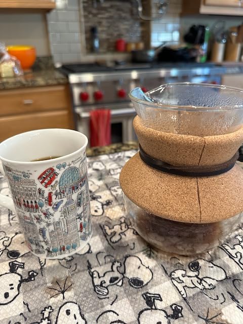 Bodum 17oz Pour Over Coffee Maker, High-Heat Borosilicate Glass with Reusable Stainless Steel Filter and Cork Grip - Made in Portugal customer photo 1