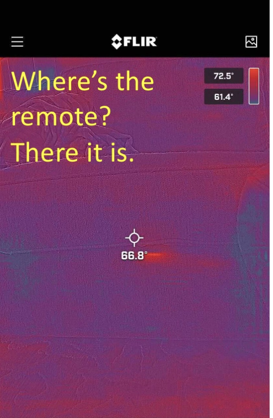 Flir One Pro - Thermal Imaging Camera for iOS Smartphones (iPhone 14 and Older w/Lightning Port), 480x360 Super Resolution (160x120 Native IR) customer photo 1