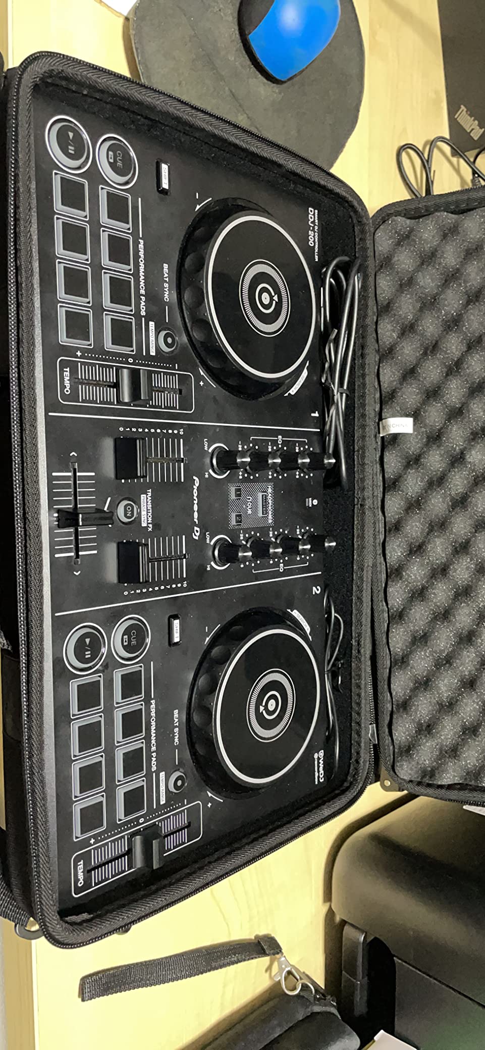 khanka Hard Travel Case Replacement for Pioneer PRO DJ (DDJ-FLX4) 2-deck Rekordbox Pioneer Smart DJ Controller customer photo 2