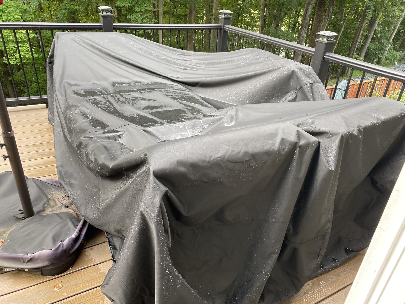 ULTCOVER Waterproof Patio Furniture Cover 74L x 74W in customer photo 2