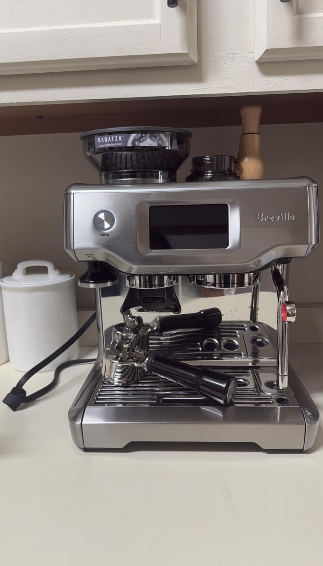 Breville BES880BSS Barista Touch Espresso Machine, Brushed Stainless Steel customer photo 2