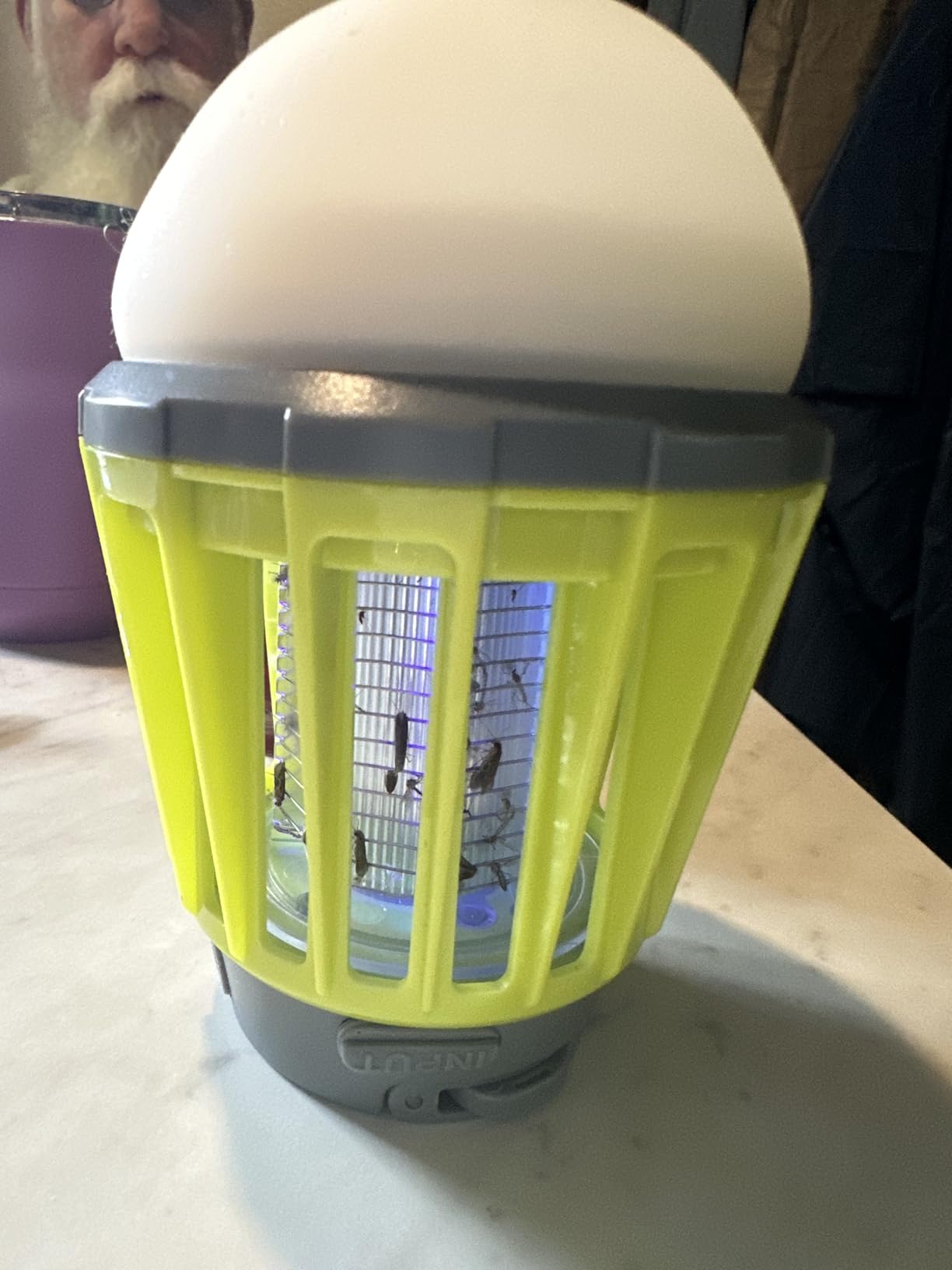 Stansport Insect Zapper & Lantern Combo – 180 Lumen LED Camping Light with 3 Brightness Settings – USB Rechargeable Bug Zapper with 500V Electric Grid – Portable Outdoor Lantern for Tents & Patios customer photo 1