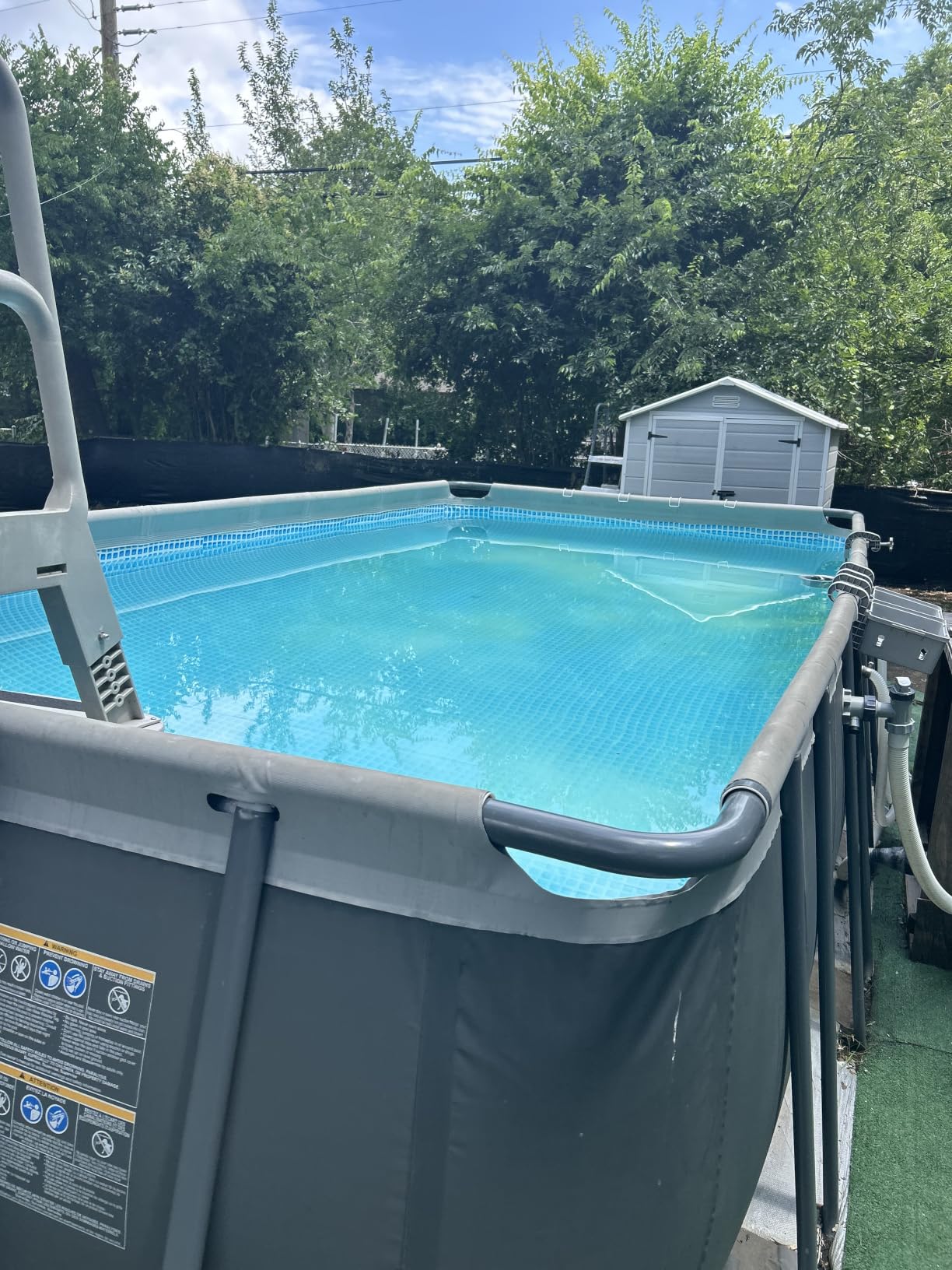 INTEX Ultra XTR 24ft x 12ft 52 in Above Ground Swimming Pool Set w/Pump customer photo 1