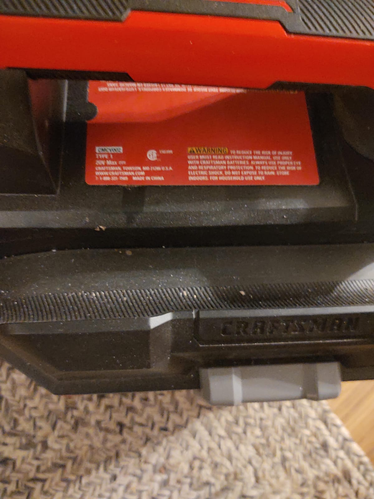 CRAFTSMAN CMCV002B 20V Max 2 gallon Wet Dry Vac (Tool Only) - Amazon Vine customer photo 1