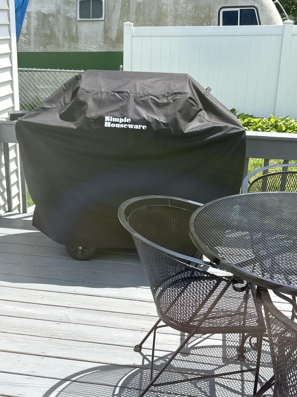 Simple Houseware 55 in. Heavy-Duty BBQ Gas Grill Cover, Waterproof customer photo 2