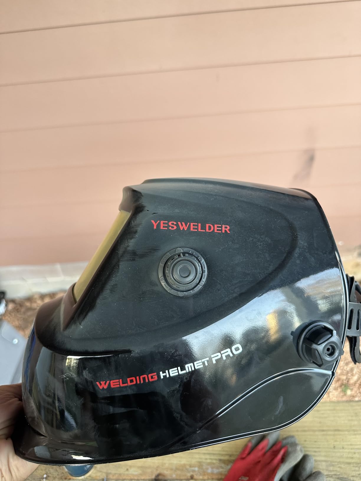 YESWELDER Auto Darkening Welding Helmet 1/1/1/1 True Color, LYG-L600A customer photo 1