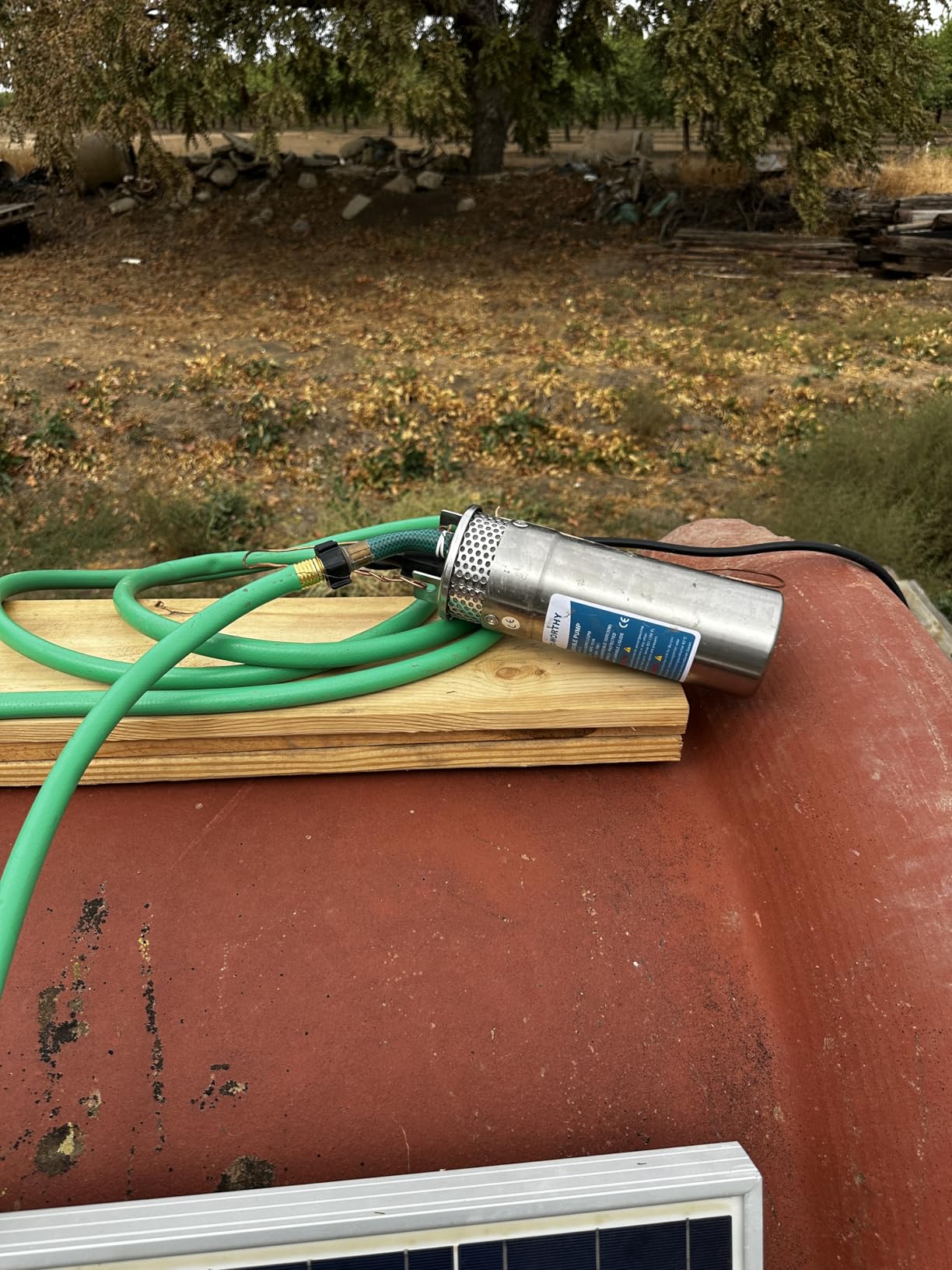 ECO-WORTHY 12V DC Submersible Deep Well Pump, IP65 Waterproof, MAX Flow 3.2GPM, Max Head 230ft, Water Pump Powered by Solar or Battery for Irrigation, Deep Well Water Extraction, Off-Grid Use customer photo 2