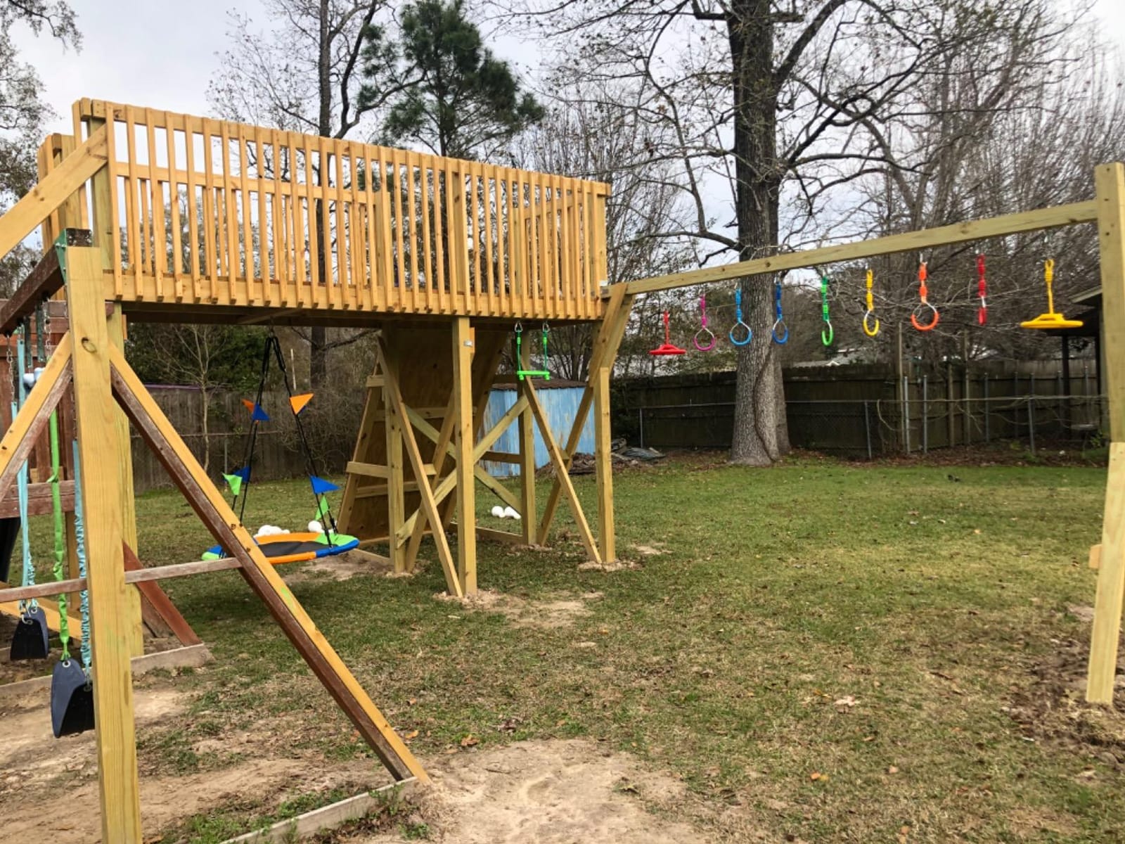 Rainbow Craft Ninja Rings, Trapeze Wheels & Monkey Bars, Obstacle Course customer photo 2