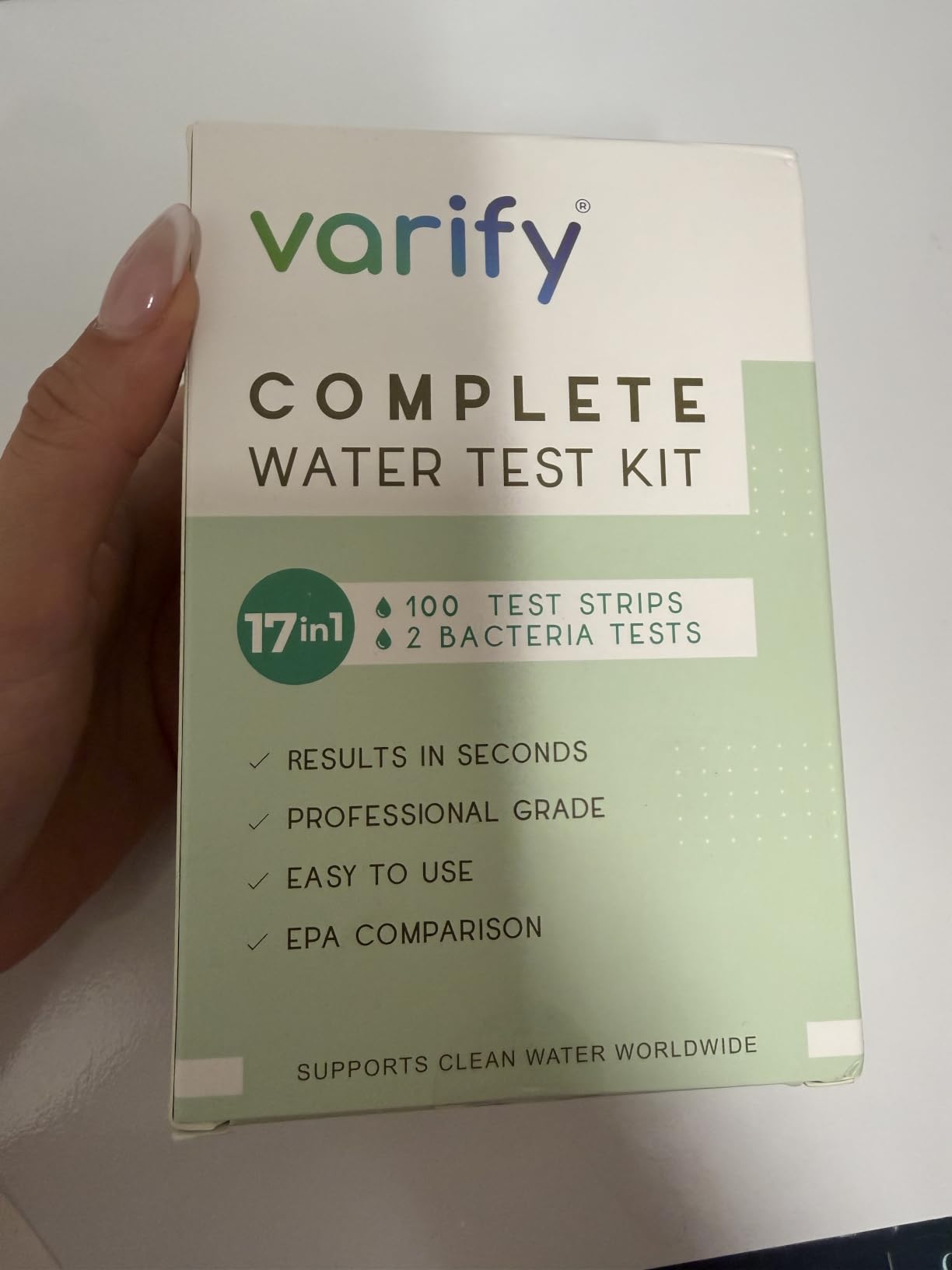 Varify 17-in-1 Complete Water Test Kit – Water Tester for Drinking Water customer photo 2