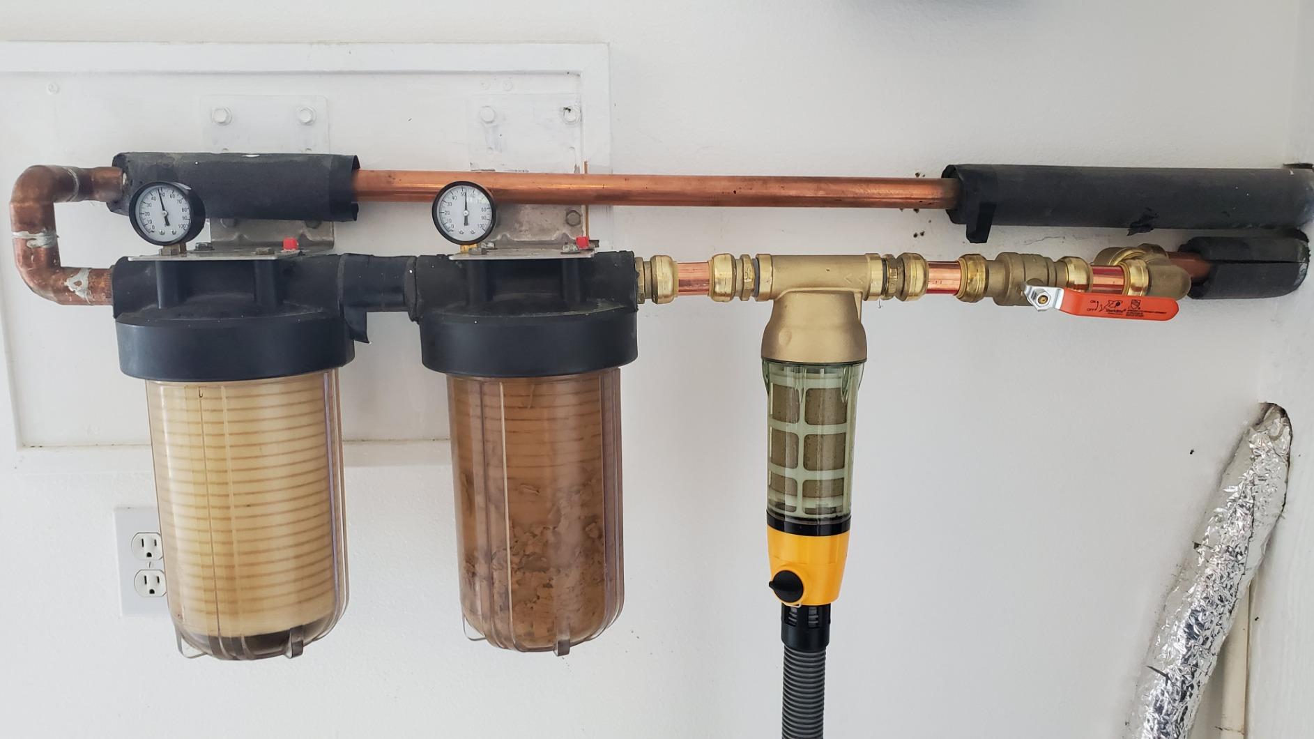 iSpring WSP100ARB Big Spin Down Sediment Filter, Auto Flushing, 100 Micron customer photo 1