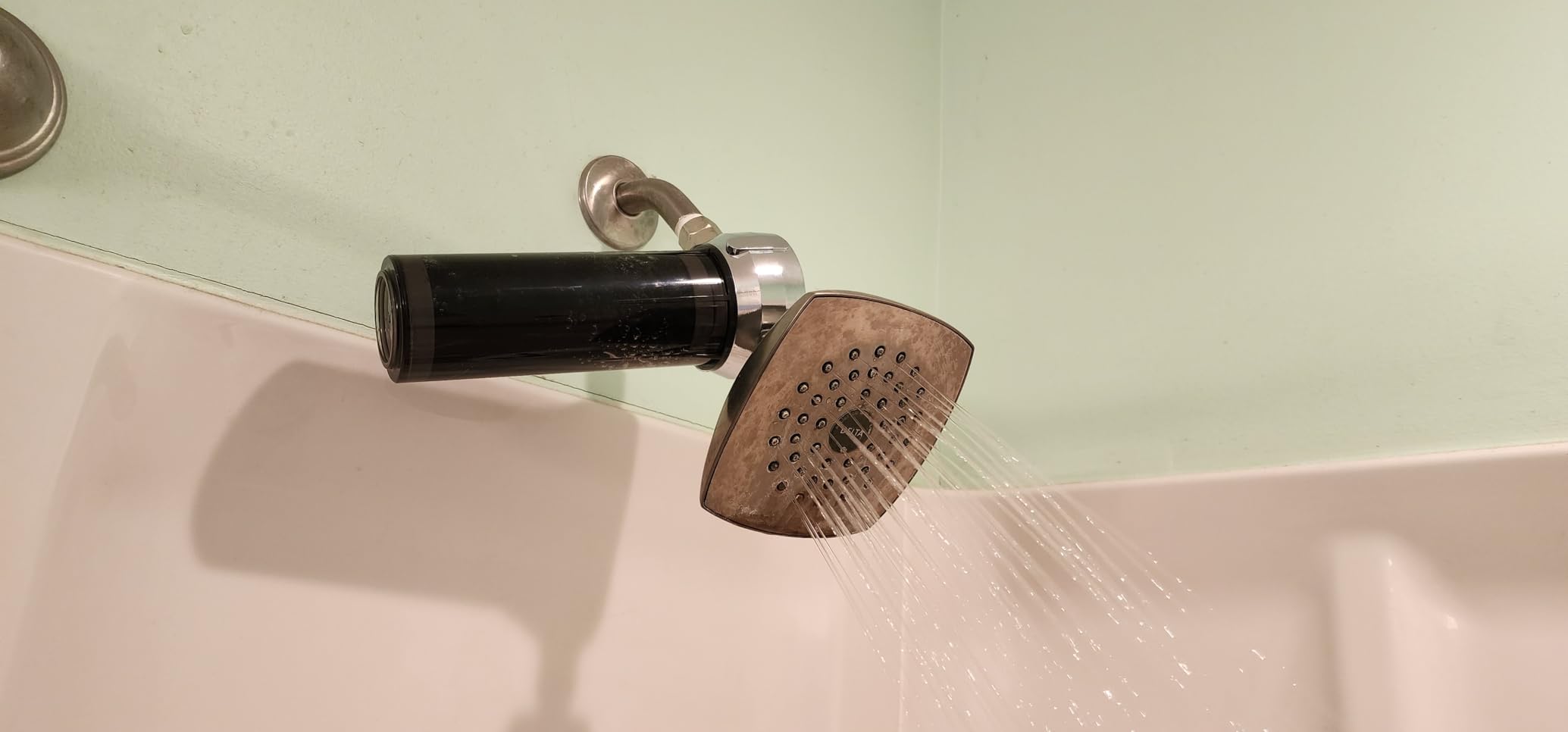 AQUAYOUTH 2.0 Carbon Shower Head Filter System | Removes Chlorine, Heavy Metals, And More | Great For Dry Skin/ Hair, And More | NSF Certified customer photo 1