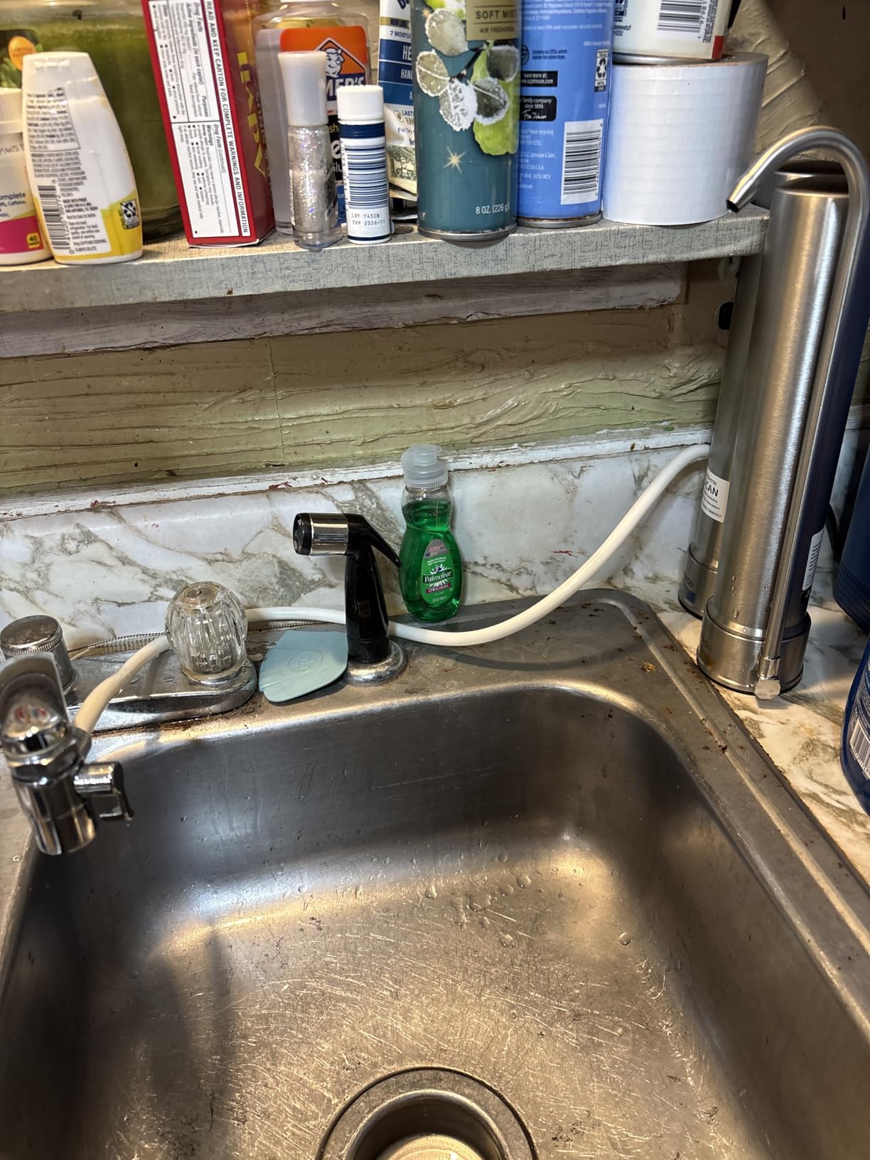 Waterdrop CTF-01 Water Filter for Sink Faucet, Stainless Steel, 1 Filter customer photo 2