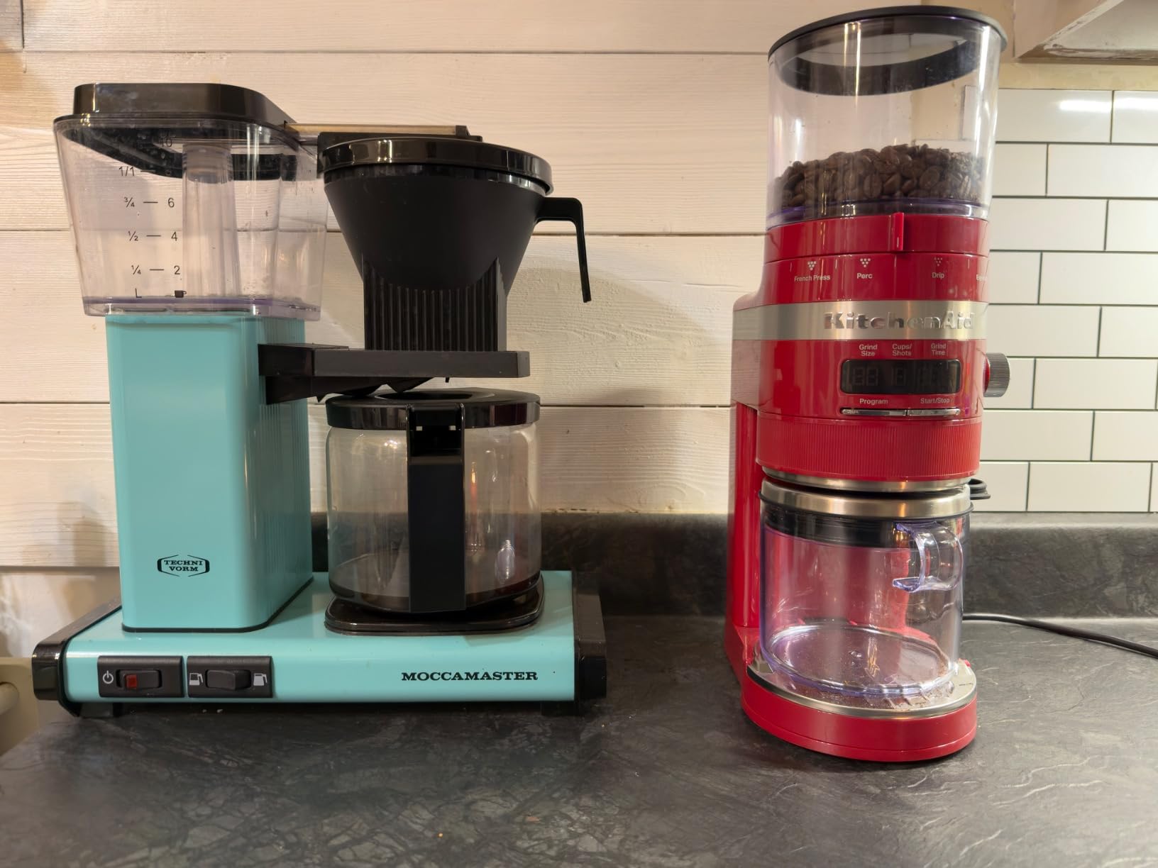 KitchenAid Burr Coffee Grinder, KCG8433, Empire Red customer photo 2