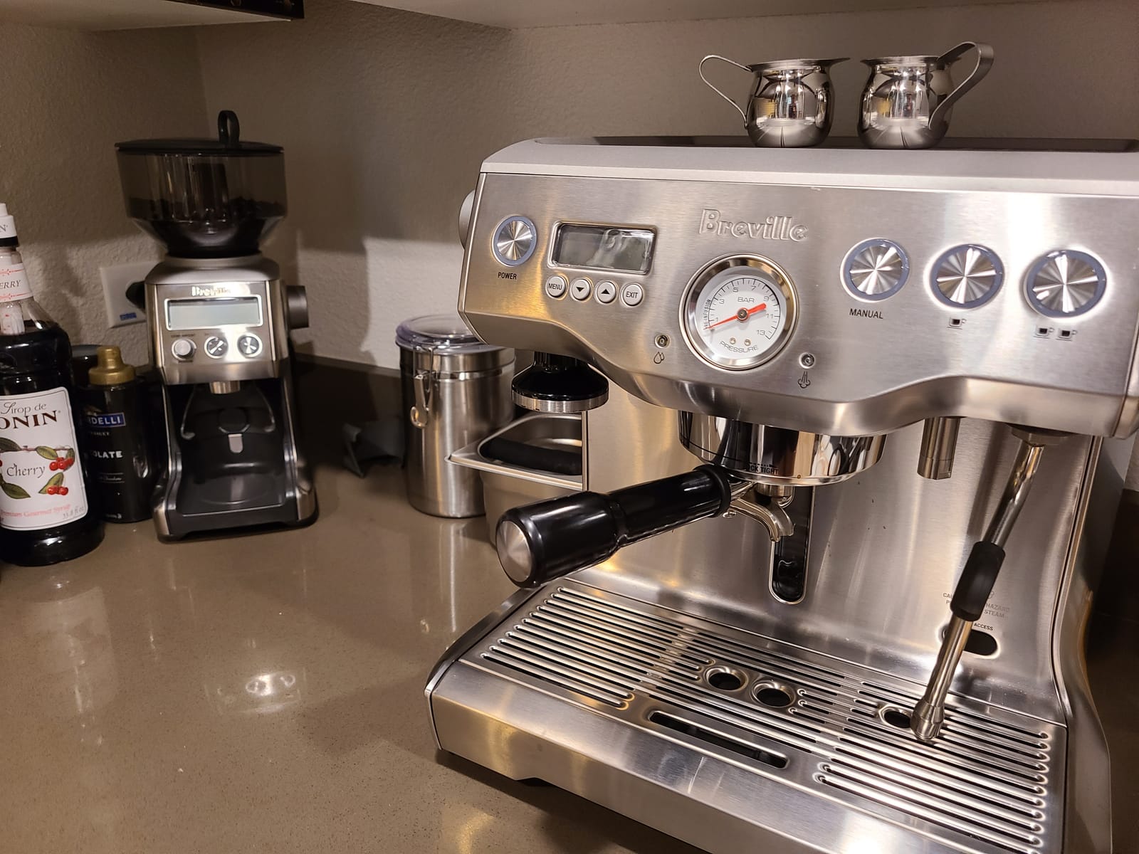 Breville Dynamic Duo Espresso Machine Bundle | Dual Boiler + Smart Grinder Pro | Stainless Steel | BEP920BSS customer photo 1