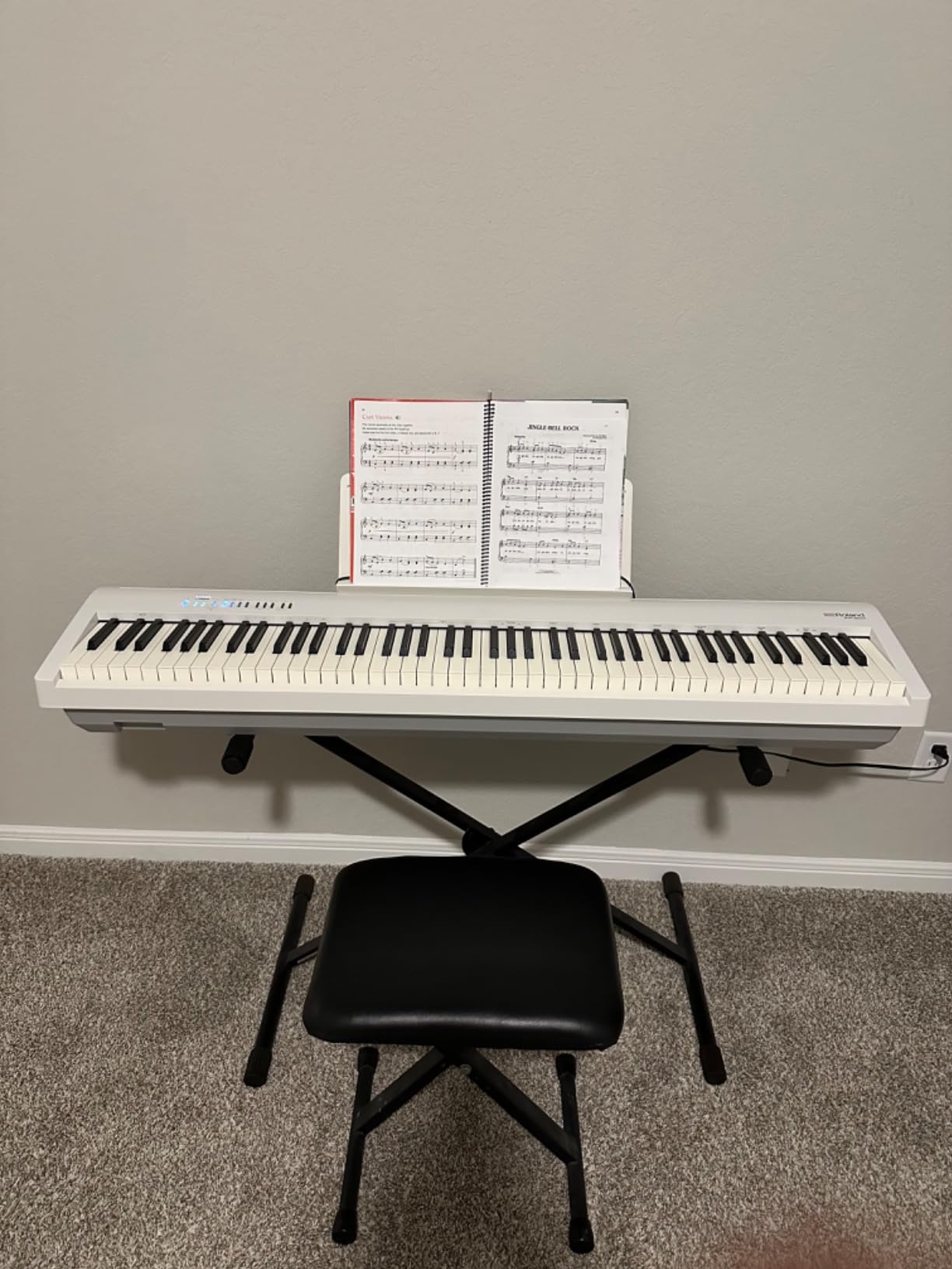 Roland FP-60X | Pro Performance 88-Note Digital Piano | Built-In Powerful Amplifier & Custom Stereo Speakers | Onboard Sound Customization | Curated Tones & FX | Bluetooth & MIDI Connectivity | Black customer photo 1