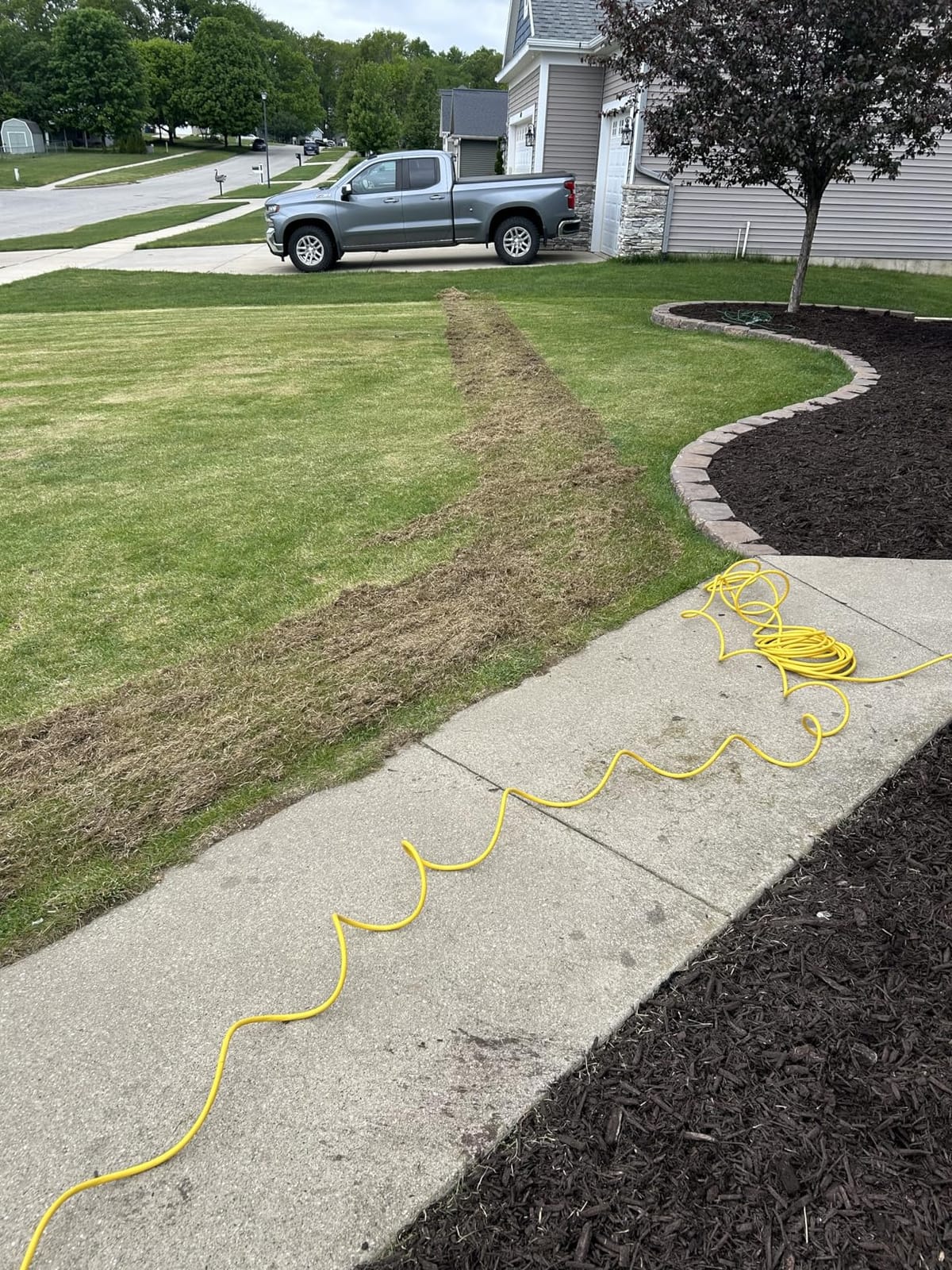 Sun Joe 15-Inch Lawn Dethatcher with Scarifier Blade Reel, AJ805E customer photo 2