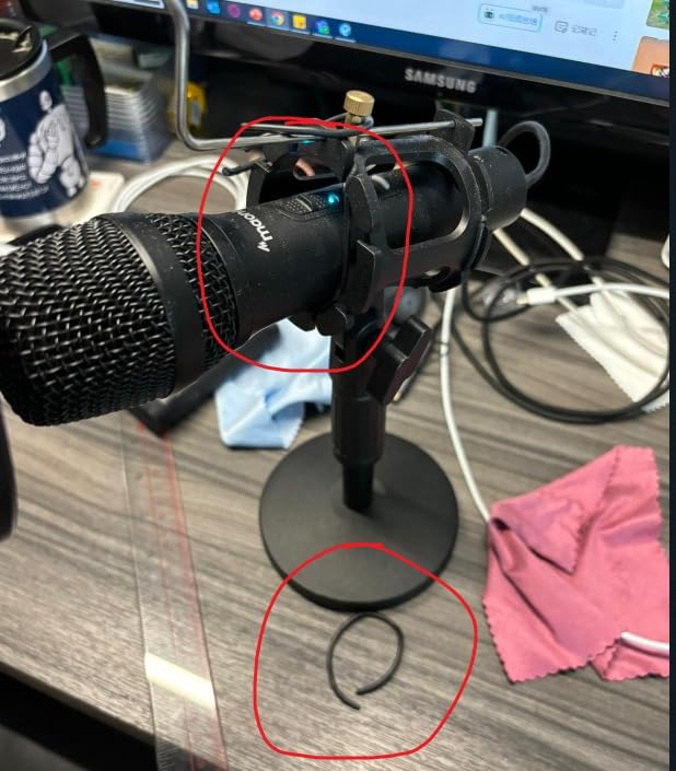 MAONO HD300T USB XLR Dynamic Podcast Microphone for PC & Audio Interface customer photo 2