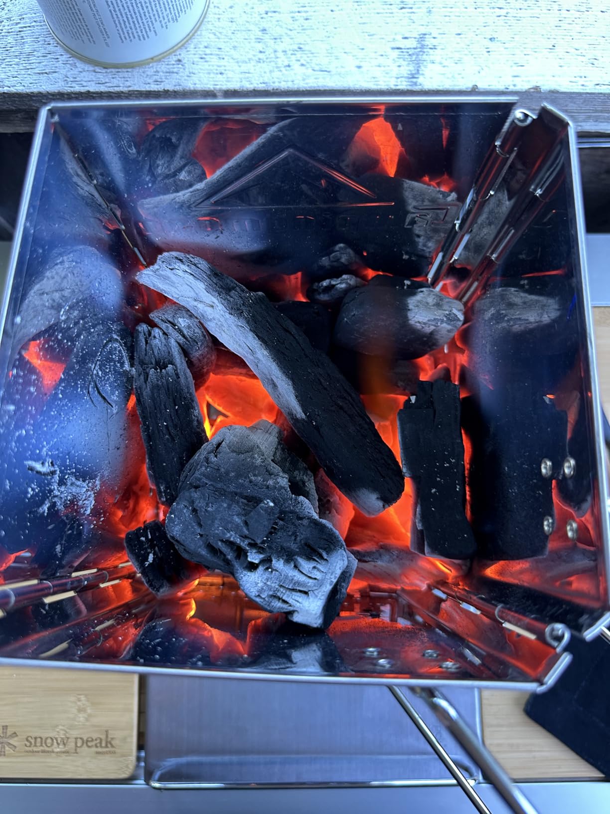 Portable Charcoal Chimney Starter Stainless Steel MT-18 customer photo 2