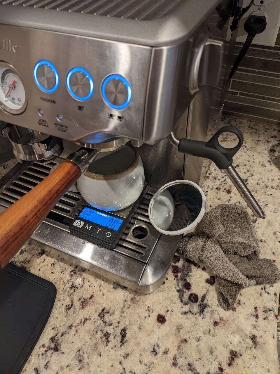 (Latest Version) Espresso Scale with Timer 1000g x 0.1g customer photo 2
