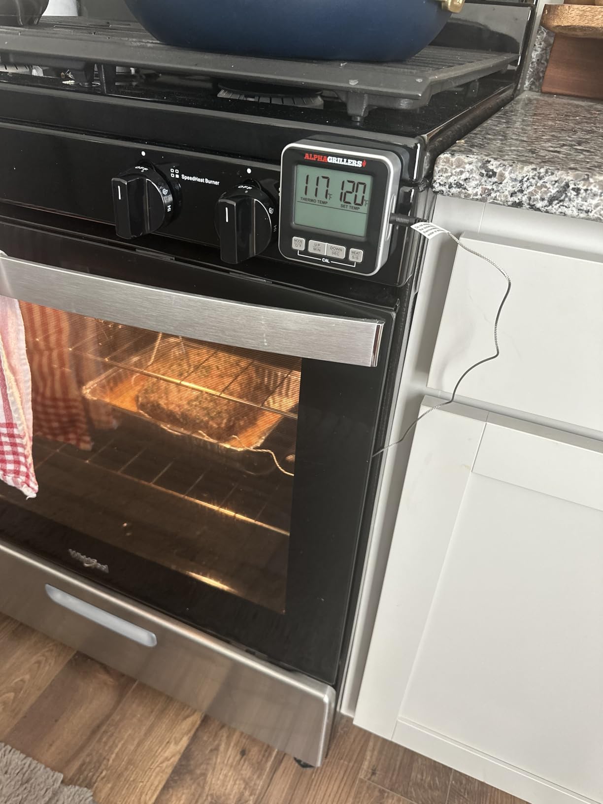 Alpha Grillers Meat Thermometer Digital, Wired Probe for Oven & Grill customer photo 1