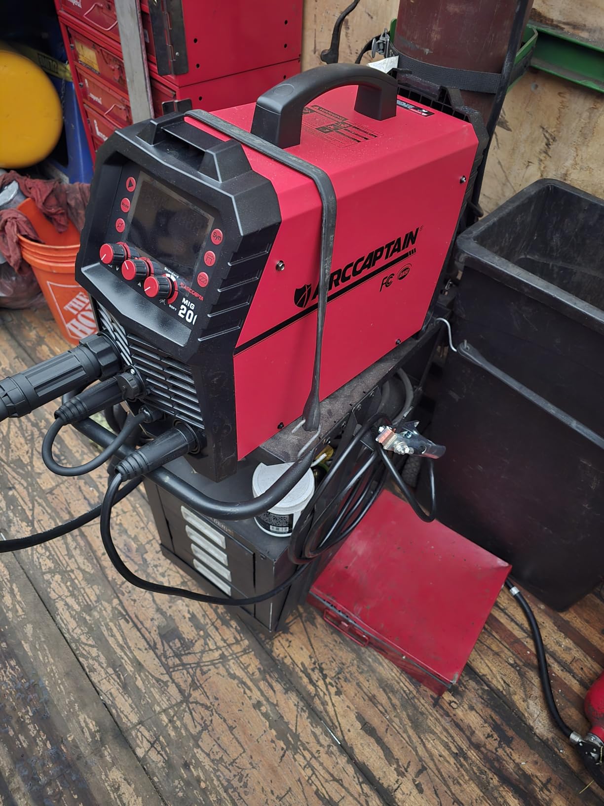 ARCCAPTAIN 200A MIG Welder 110V 220V 6 in 1 Aluminum Welding Machine MIG200 customer photo 1