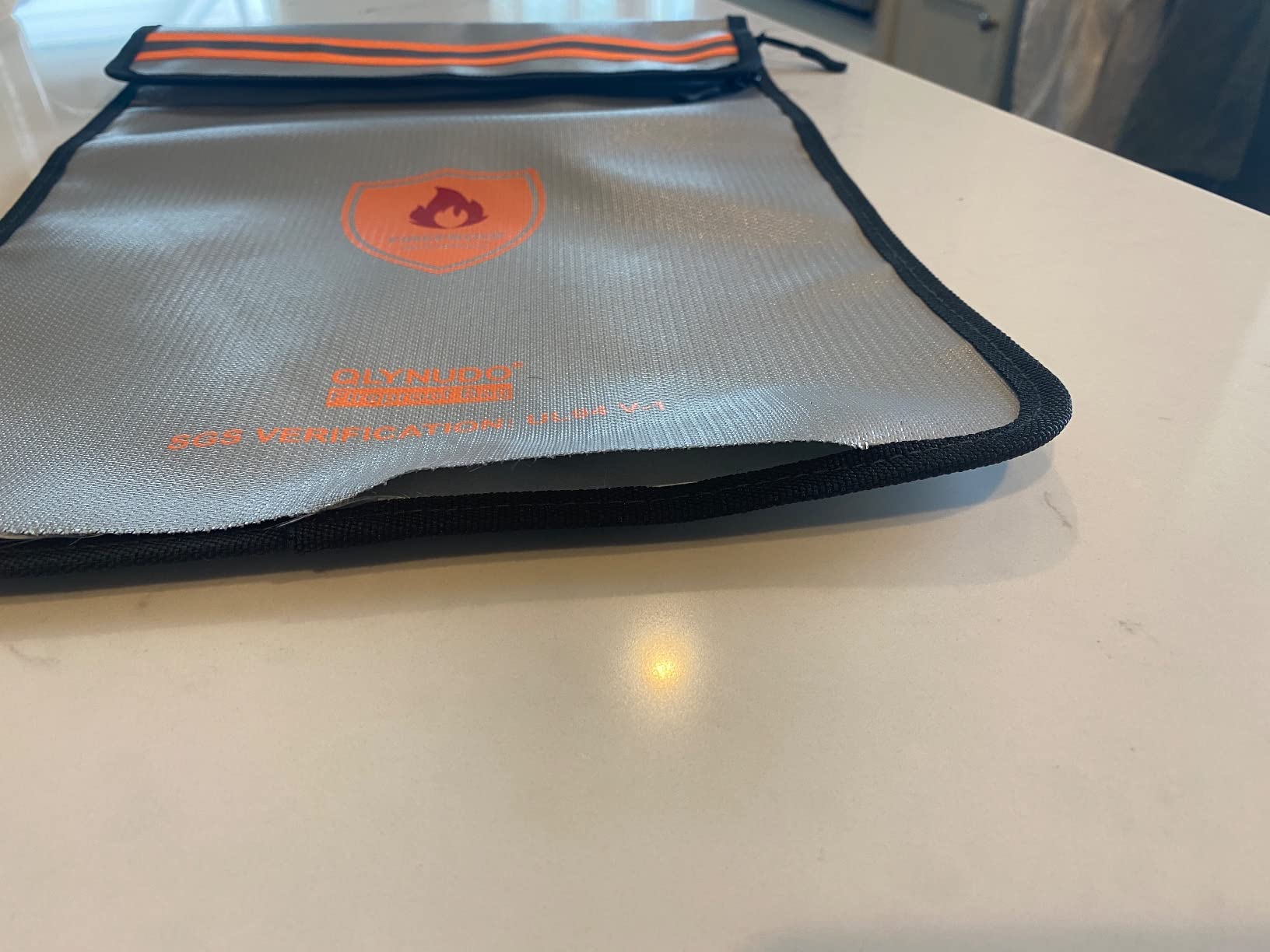 10-Layer 4200°F Fireproof Waterproof Document Holder, Legal Size 15.5x11.4 customer photo 1