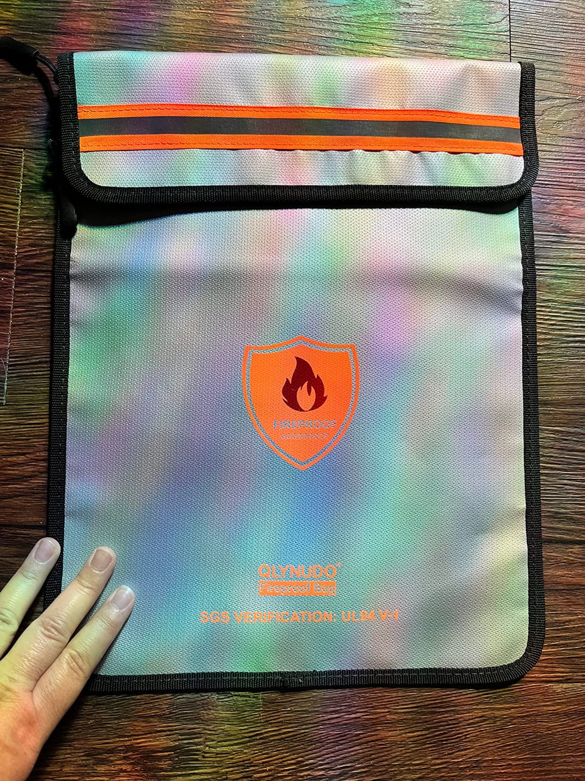 10-Layer 4200°F Fireproof Waterproof Document Holder, Legal Size 15.5x11.4 customer photo 2