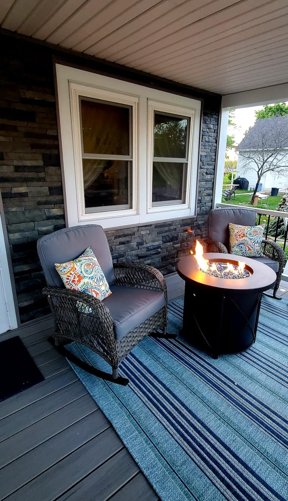 BALI OUTDOORS 50000 BTU Propane Fire Pit for Outdoor customer photo 2