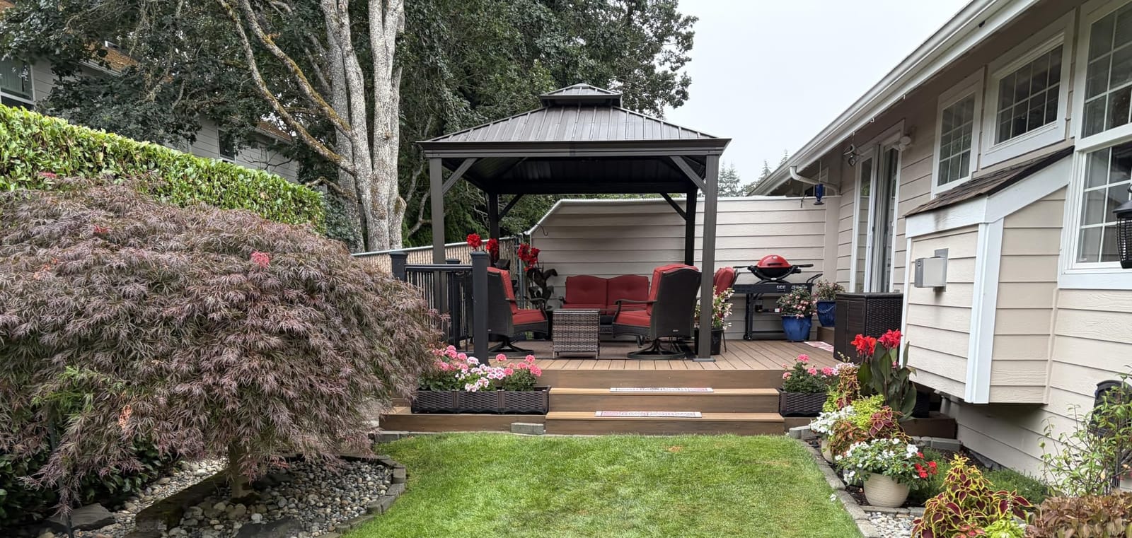Kozyard Alexander 12' x 16' Hardtop Gazebo, Aluminum Frame customer photo 1