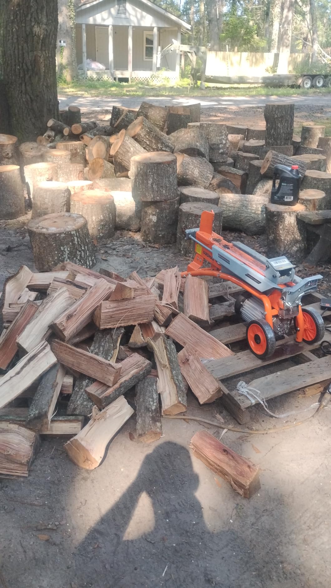 YARDMAX YS0650 6.5 Ton Electric Log Splitter customer photo 2