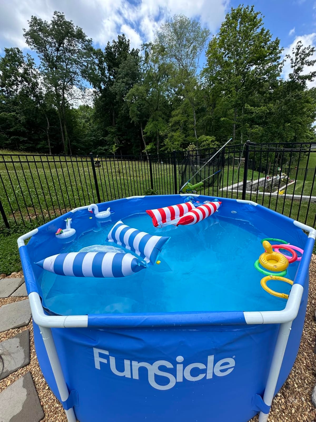 Funsicle Activity 8'x30 Above Ground Swimming Pool with Pump, Blue customer photo 1