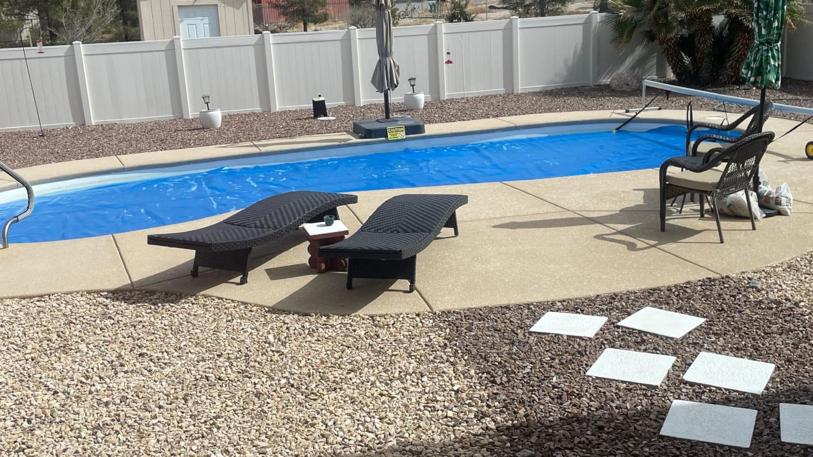 BigXwell Heavy-Duty Solar Pool Cover 16x32ft - 16Mil Blue customer photo 1