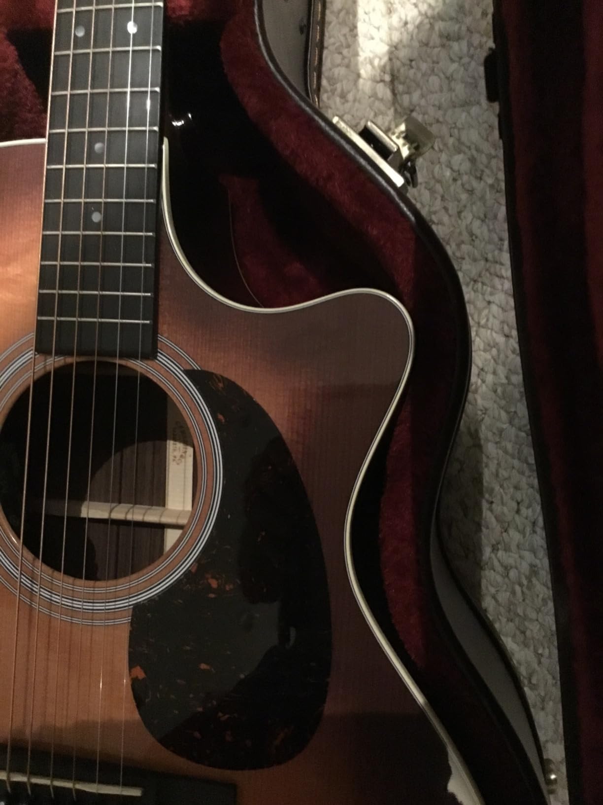 Crossrock Dreadnought Guitar Case for Martin D28, compatible to Taylor Grand Auditorium-Hard-Shell Wooden Case-Vintage Brown (CRW620D28BR) customer photo 2