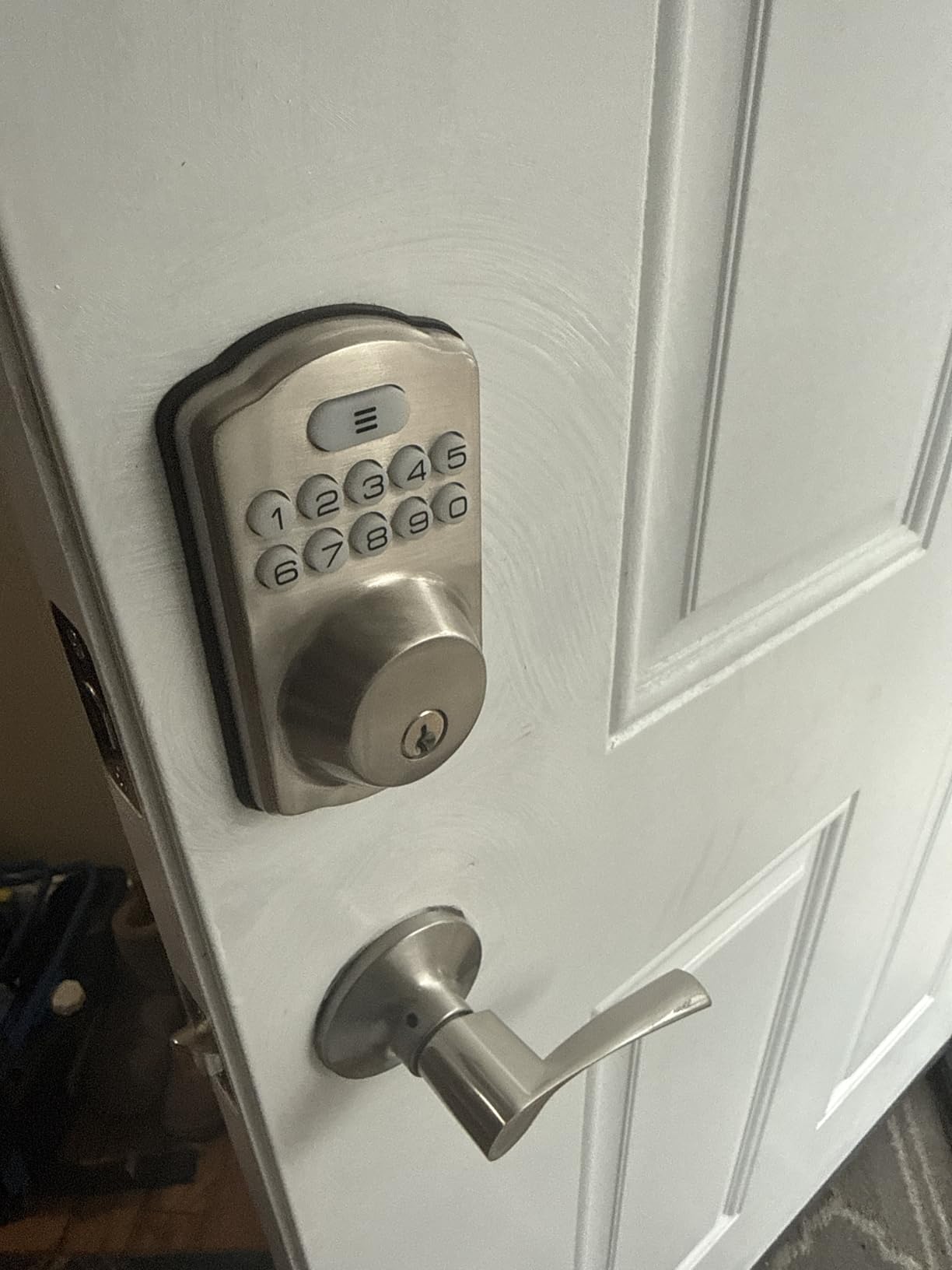 Veise KS01B Keypad Door Lock with 2 Lever Handles Set, Matte Black customer photo 1
