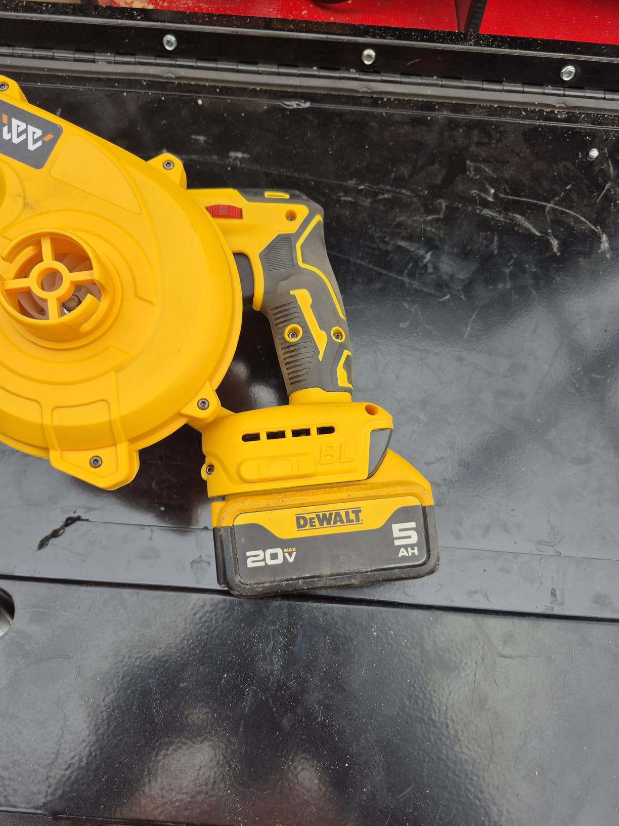 Cordless Leaf Blower for Dewalt 20V Max Battery,Electric Jobsite Air Blower with Brushless Motor,6 Variable Speed Up to 180MPH,2-in-1 Handle Electric Blower and Vacuum Cleaner(Tool Only) customer photo 1