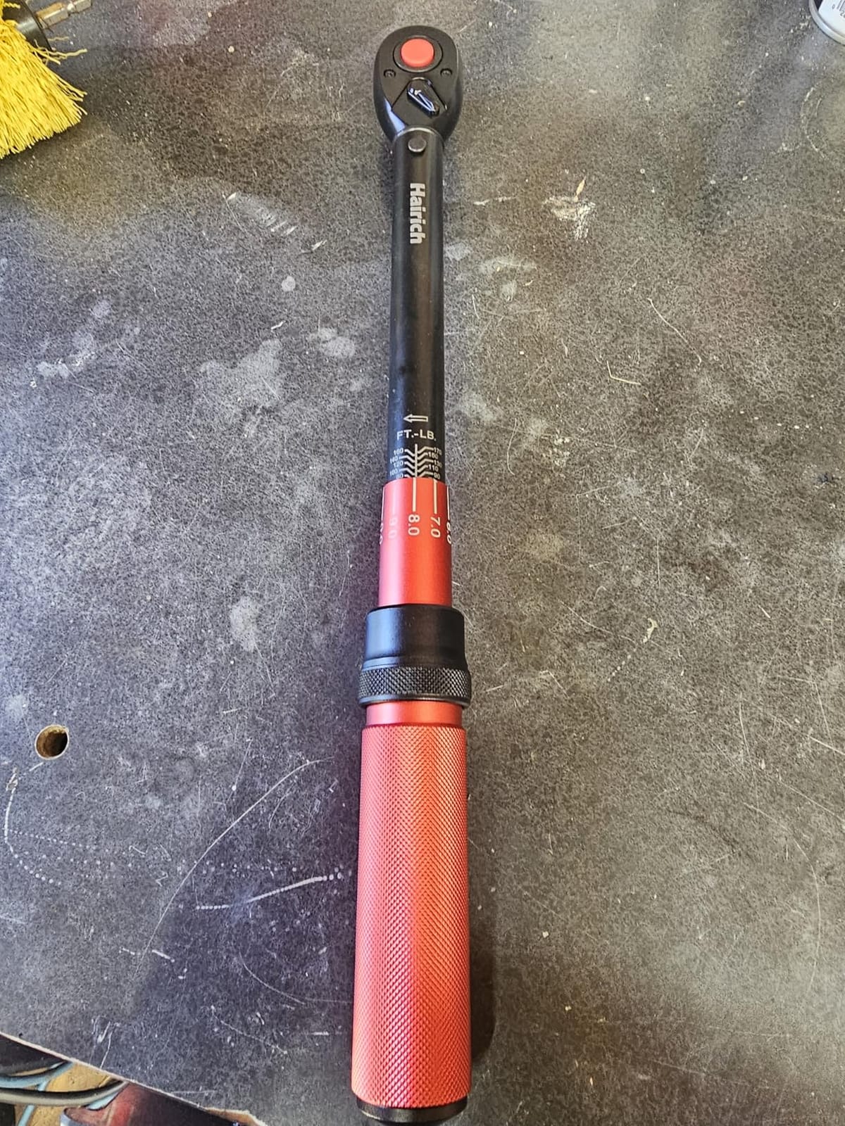 Hairich torque wrench 1/2, 10-170ft.lb/13.6-230Nm, ±3% HIGH PRECISION customer photo 2
