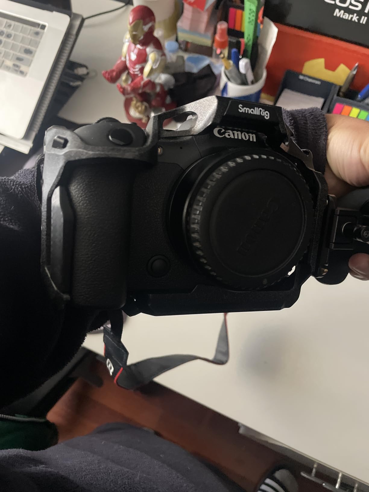 SmallRig“Black Mamba”Camera Cage for Canon R6 Mark II and R6 Mark III,Quick Release Plate for Arca-Type, Film Movie Making Camera Video Cage with Shoe Mount, 1/4''-20 & 3/8''-16 Threaded Holes customer photo 1