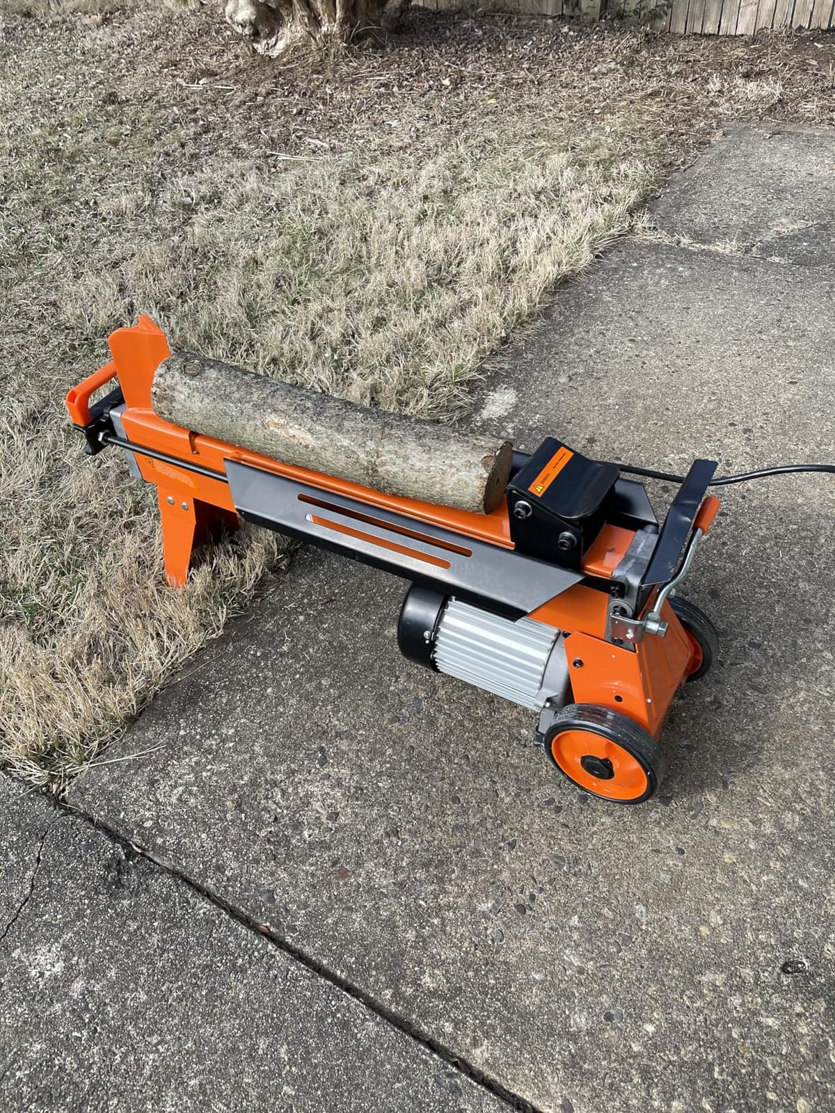 PROYAMA 7T Electric Log Splitter, 15A Motor Wood Splitter with Cross Wedge customer photo 1