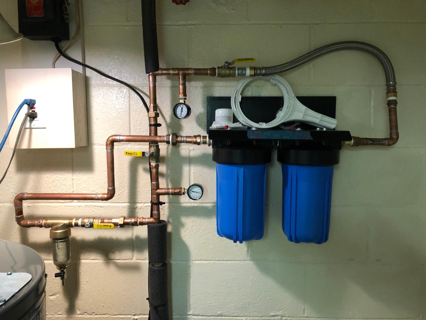 iSpring WGB21B-DS 2-Stage Anti-Scale Whole House Water Filter System customer photo 2